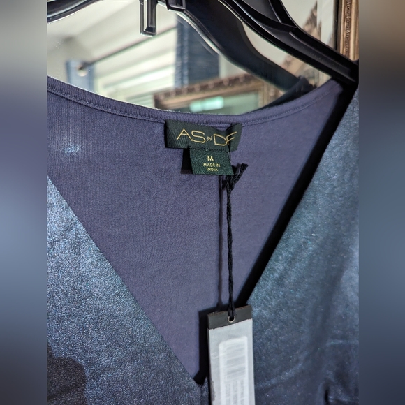 AS by DF Blue Suede Shirt - Picture 3 of 5